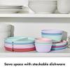 imageOXO Tot Stackable Plate Set 3pk  LightLight Multicolor