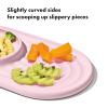 imageOXO Tot Textured Suction Plate  OpalBlossom