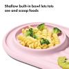 imageOXO Tot Textured Suction Plate  OpalBlossom