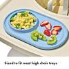imageOXO Tot Textured Suction Plate  OpalDusk