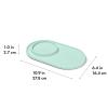 imageOXO Tot Textured Suction Plate  OpalOpal