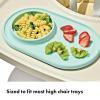 imageOXO Tot Textured Suction Plate ampamp Spoons Set  3Piece  BlossomOpal