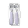 imageOXO Tot OnTheGo Fork and Spoon Set  LilacLilac