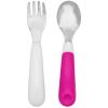 imageOXO Tot OnTheGo Fork and Spoon Set  LilacPink