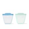 imageOXO Tot Silicone Reusable Bags  2 Piece Cup Set  Opal and Dusk