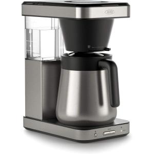 imageOXO Brew 8Cup Coffee Maker with Podless SingleServe Function and Glass Carafe  SCA CertifiedStainless Steel