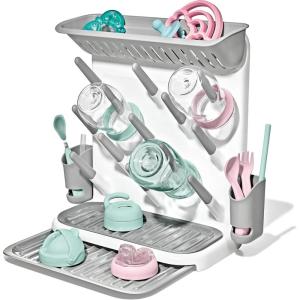 imageOXO Tot Expandable Drying Rack  SpaceSaving Drying Rack  Newborn and Baby Essentials  Breastfeeding Essentials  Dry Baby Bottles  Save Space in KitchenExpandable