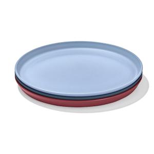imageOXO Tot Stackable Plate Set 3pk  LightDark Multicolor