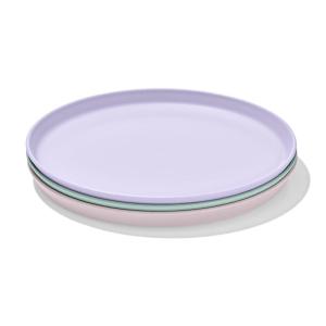 imageOXO Tot Stackable Plate Set 3pk  LightLight Multicolor