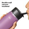 imageOXO Strive 24oz Wide Mouth Water Bottle with Straw Lid  QuartzAmethyst