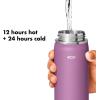 imageOXO Strive 24oz Wide Mouth Water Bottle with Straw Lid  QuartzAmethyst