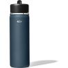 imageOXO Strive 24oz Wide Mouth Water Bottle with Straw Lid  QuartzDark Cobalt
