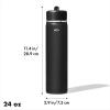 imageOXO Strive 24oz Wide Mouth Water Bottle with Straw Lid  QuartzOnyx