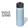 imageOXO Strive 24oz Wide Mouth Water Bottle with Straw Lid  QuartzTopaz Blue