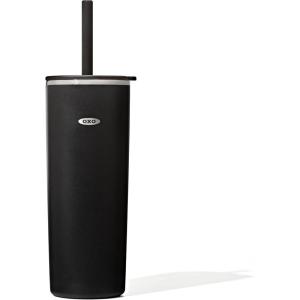 imageOXO Strive 24 Oz Insulated Tumbler with Tumbler Straw Lid  Rose QuartzOnyx