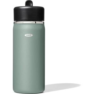 imageOXO Strive 24oz Wide Mouth Water Bottle with Straw Lid  QuartzJade