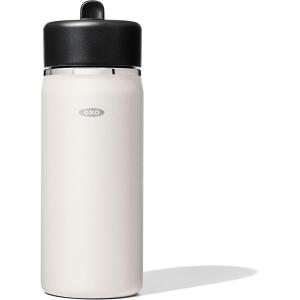 imageOXO Strive 24oz Wide Mouth Water Bottle with Straw Lid  QuartzQuartz