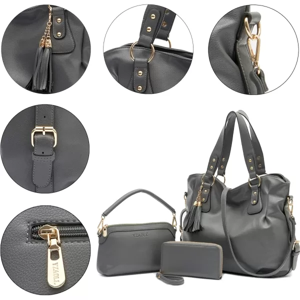 Women Large Crossbody Bags Ladies Satchel Shoulder Handbags Purse and Wallet Set for Women Totes Hobo Purses