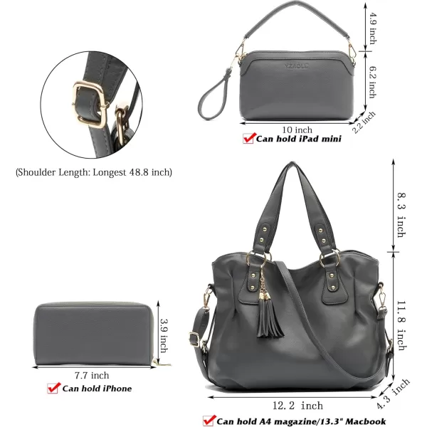 Women Large Crossbody Bags Ladies Satchel Shoulder Handbags Purse and Wallet Set for Women Totes Hobo Purses