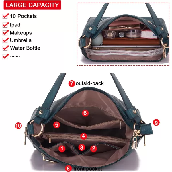 Women Large Crossbody Bags Ladies Satchel Shoulder Handbags Purse and Wallet Set for Women Totes Hobo Purses