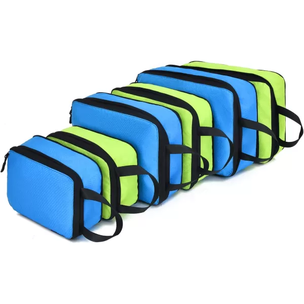 YZAOLL Compression Packing Cubes for Travel Expandable Packing Organizers 3pcs Set Gray