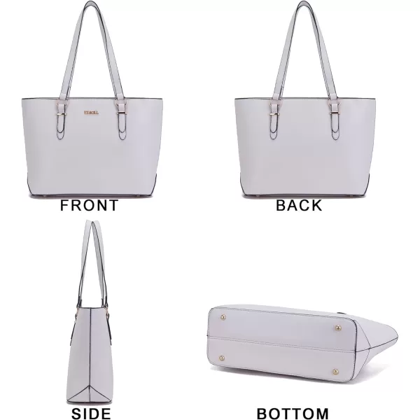 YZAOLL Purses for Women Faux Leather Medium Large Tote Satchel Shoulder Purse Handbag Wallet set
