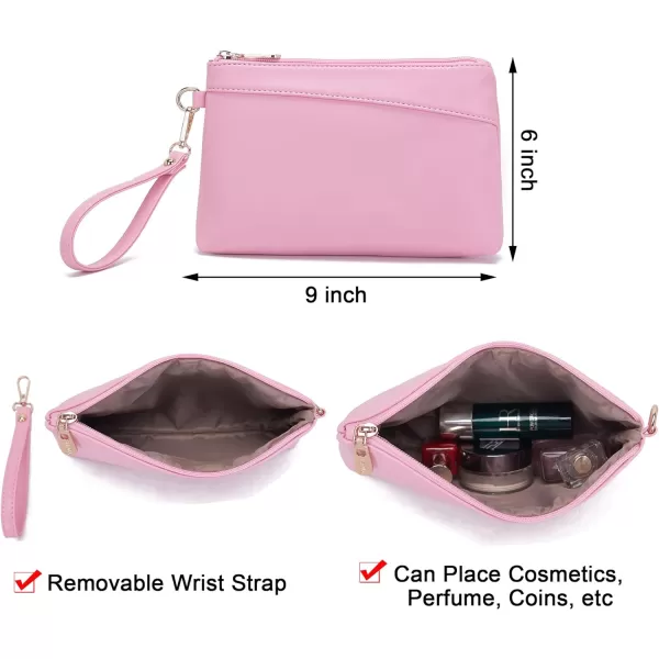 YZAOLL Purses for Women Faux Leather Medium Large Tote Satchel Shoulder Purse Handbag Wallet set