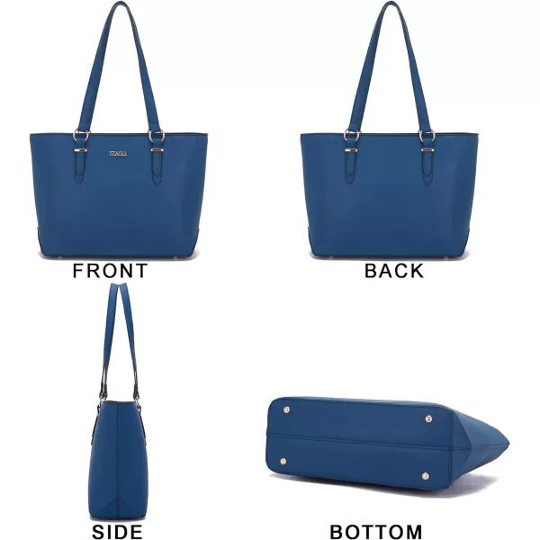 YZAOLL Purses for Women Faux Leather Medium Large Tote Satchel Shoulder Purse Handbag Wallet set