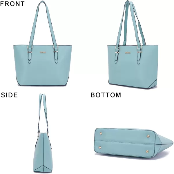 YZAOLL Purses for Women Faux Leather Medium Large Tote Satchel Shoulder Purse Handbag Wallet set