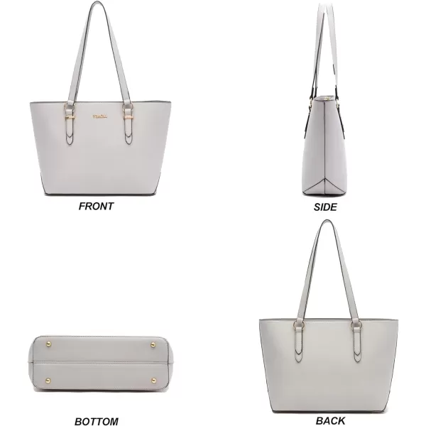 YZAOLL Purses for Women Faux Leather Medium Large Tote Satchel Shoulder Purse Handbag Wallet set