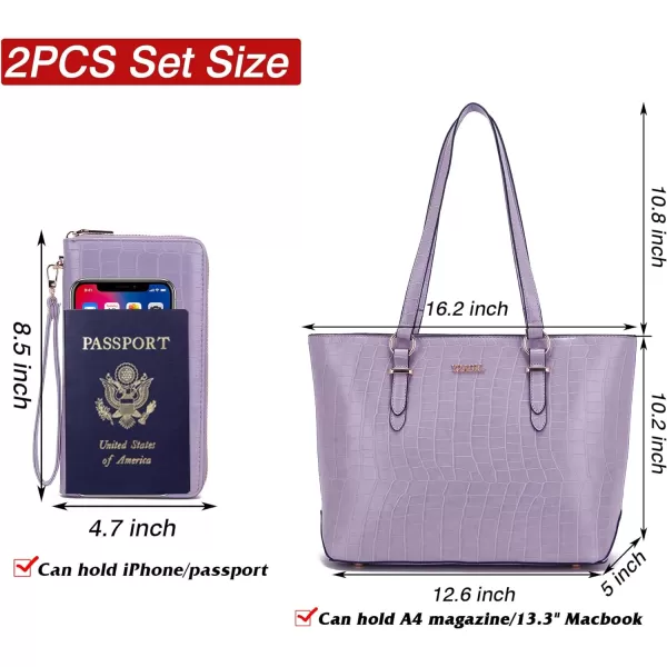 YZAOLL Purses for Women Faux Leather Medium Large Tote Satchel Shoulder Purse Handbag Wallet set
