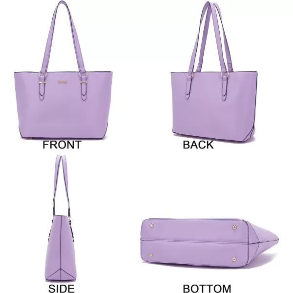YZAOLL Purses for Women PU Leather Medium Tote Satchel Handbags with Matching Wrist Bag set
