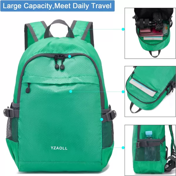 YZAOLL Small Lightweight Packable Hiking Backpack, 20L Hiking Backpack Day Pack for Women Men Travel Camping Vacation,Orange
