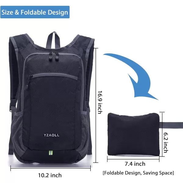 YZAOLL Small Lightweight Packable Hiking Backpack, 20L Hiking Backpack Day Pack for Women Men Travel Camping Vacation,Orange