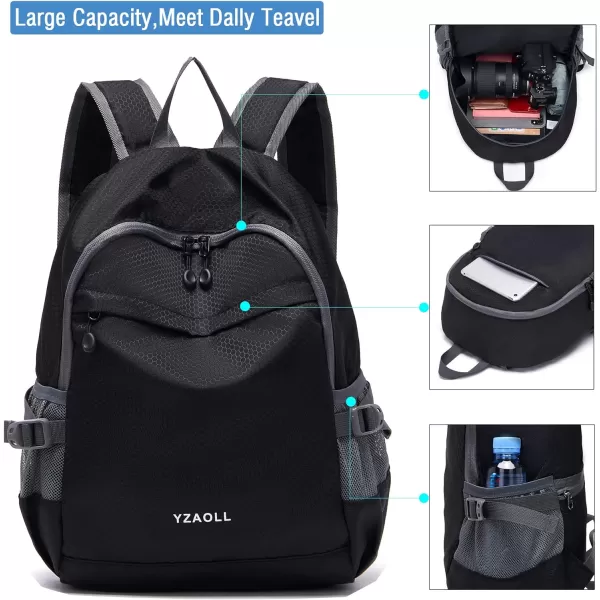 YZAOLL Small Lightweight Packable Hiking Backpack, 20L Hiking Backpack Day Pack for Women Men Travel Camping Vacation,Orange