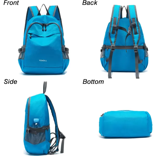 YZAOLL Small Lightweight Packable Hiking Backpack, 20L Hiking Backpack Day Pack for Women Men Travel Camping Vacation,Orange