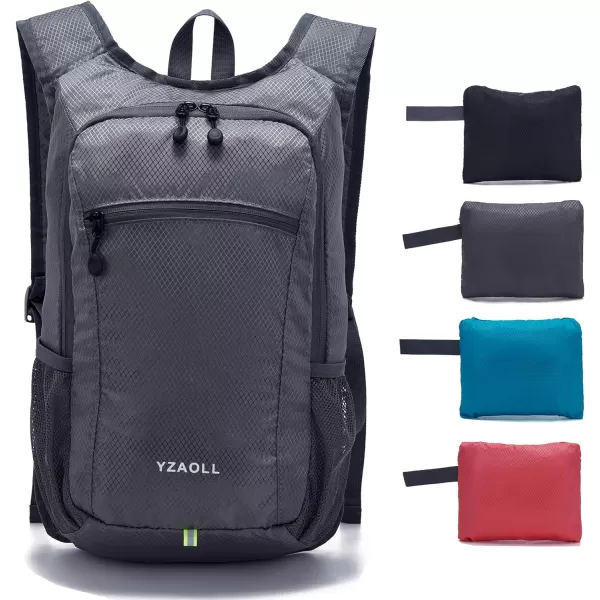 YZAOLL Small Lightweight Packable Hiking Backpack, 20L Hiking Backpack Day Pack for Women Men Travel Camping Vacation,Orange