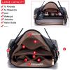 imageWomen Large Crossbody Bags Ladies Satchel Shoulder Handbags Purse and Wallet Set for Women Totes Hobo PursesBlack