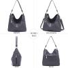 imageWomen Large Crossbody Bags Ladies Satchel Shoulder Handbags Purse and Wallet Set for Women Totes Hobo PursesDarkgrey