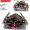 imageWomen Large Crossbody Bags Ladies Satchel Shoulder Handbags Purse and Wallet Set for Women Totes Hobo PursesGreen