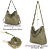 imageWomen Large Crossbody Bags Ladies Satchel Shoulder Handbags Purse and Wallet Set for Women Totes Hobo PursesGreen