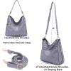 imageWomen Large Crossbody Bags Ladies Satchel Shoulder Handbags Purse and Wallet Set for Women Totes Hobo PursesLightgrey