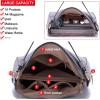 imageWomen Large Crossbody Bags Ladies Satchel Shoulder Handbags Purse and Wallet Set for Women Totes Hobo PursesLightgrey