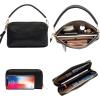 imageWomen Large Crossbody Bags Ladies Satchel Shoulder Handbags Purse and Wallet Set for Women Totes Hobo PursesYblack