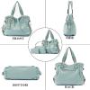 imageWomen Large Crossbody Bags Ladies Satchel Shoulder Handbags Purse and Wallet Set for Women Totes Hobo PursesYskyblue