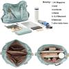 imageWomen Large Crossbody Bags Ladies Satchel Shoulder Handbags Purse and Wallet Set for Women Totes Hobo PursesYskyblue