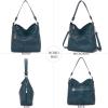 imageWomen Large Crossbody Bags Ladies Satchel Shoulder Handbags Purse and Wallet Set for Women Totes Hobo PursesYzbblue