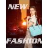 imagePurse Women Handbag Wallet Shoulder Bags Tote shoulder Hobo 3pcs Purse Set IceBlue