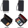 imageYZAOLL Purses for Women Faux Leather Medium Large Tote Satchel Shoulder Purse Handbag Wallet setCblackwhite