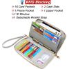 imageYZAOLL Purses for Women Faux Leather Medium Large Tote Satchel Shoulder Purse Handbag Wallet setGrey